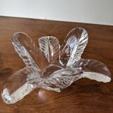 Elegant crystal trinket dish from the 60s