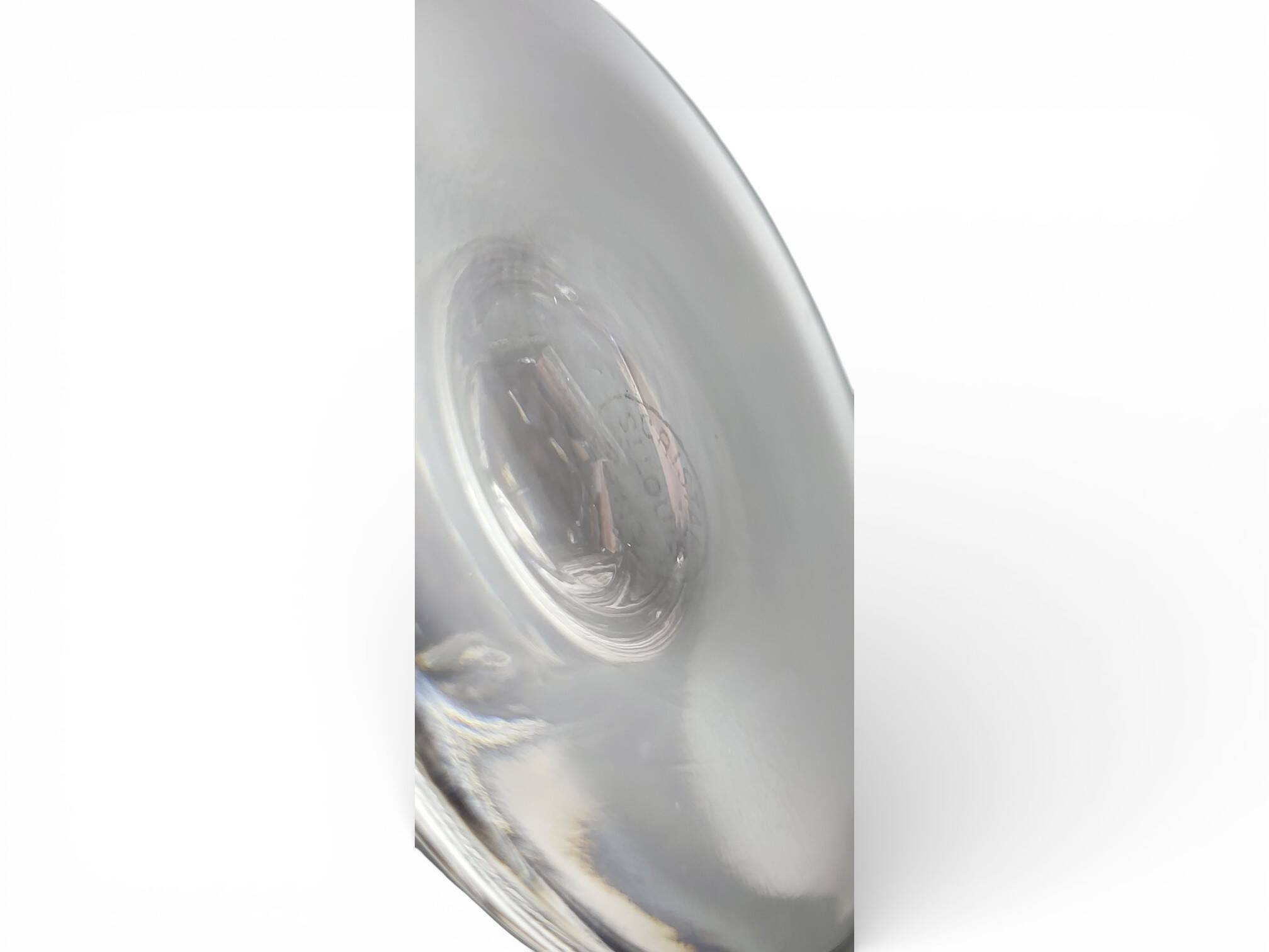 7 crystal wine glasses Saint Louis model Cerdagne