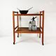 Mid century teak bar table, brdr.forbo, denmark, 1960s
