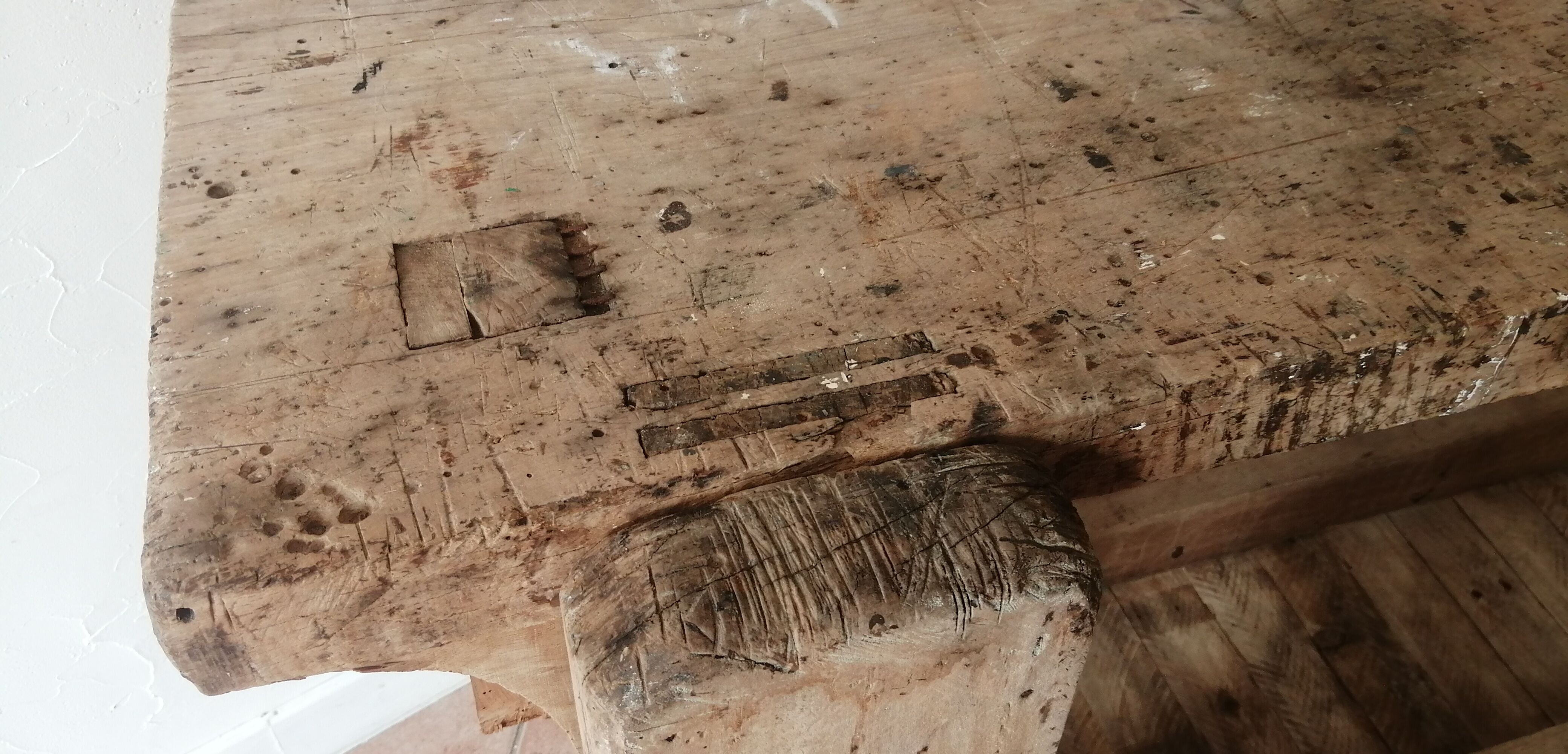 Former carpenter's workbench