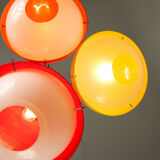 Set of 3 Space Age Pendant Lamps
