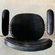 Set of 2 old hairdresser's chairs