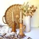 Pair of bohemian sandstone candle holders