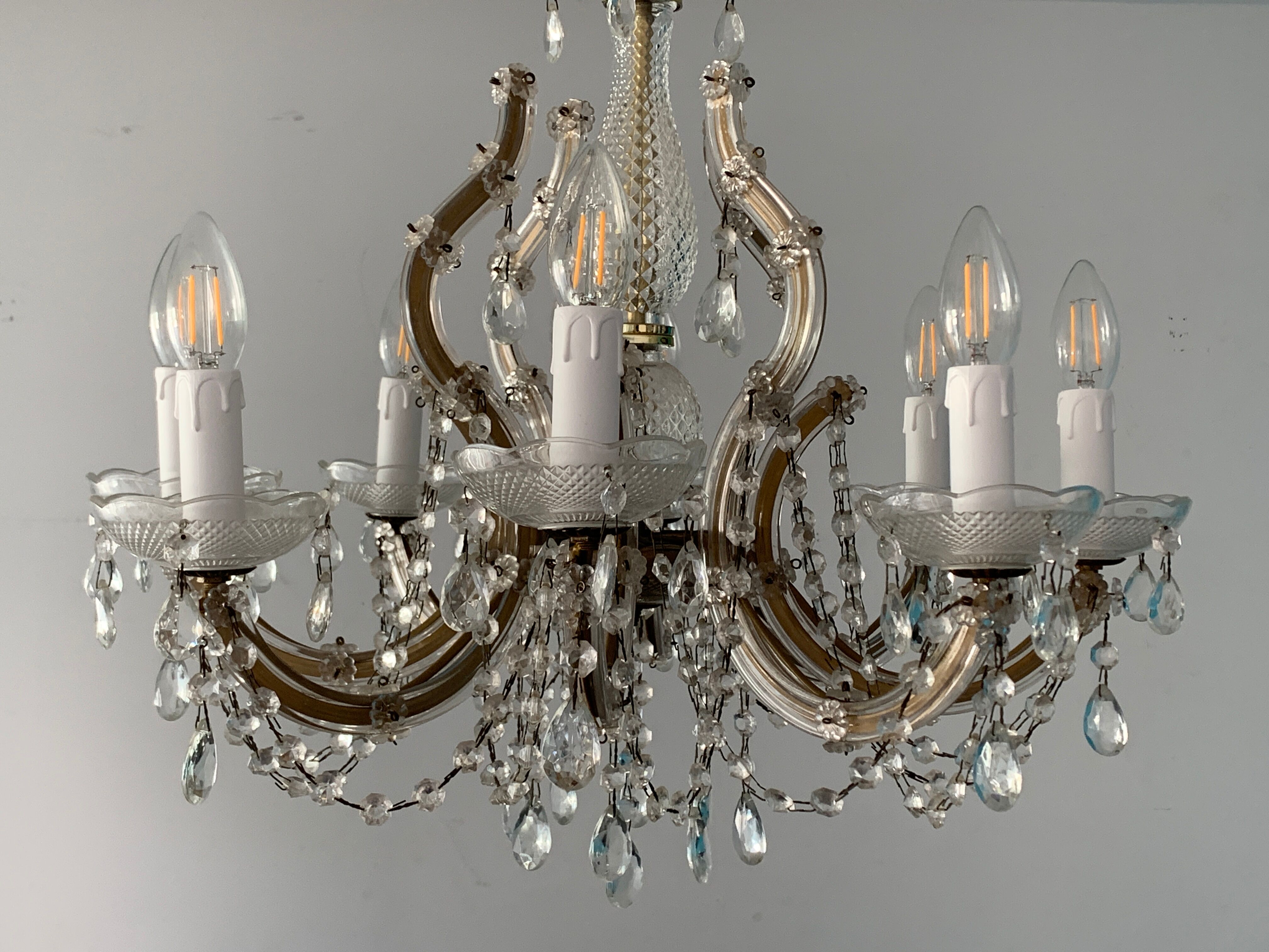 Lustre Marie Thérèse, 8 pampille fires, 1970