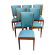 6 art deco chairs 1940