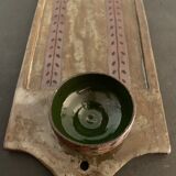 Plate and cup in Dour ceramic, by Germaine Steurs 1960