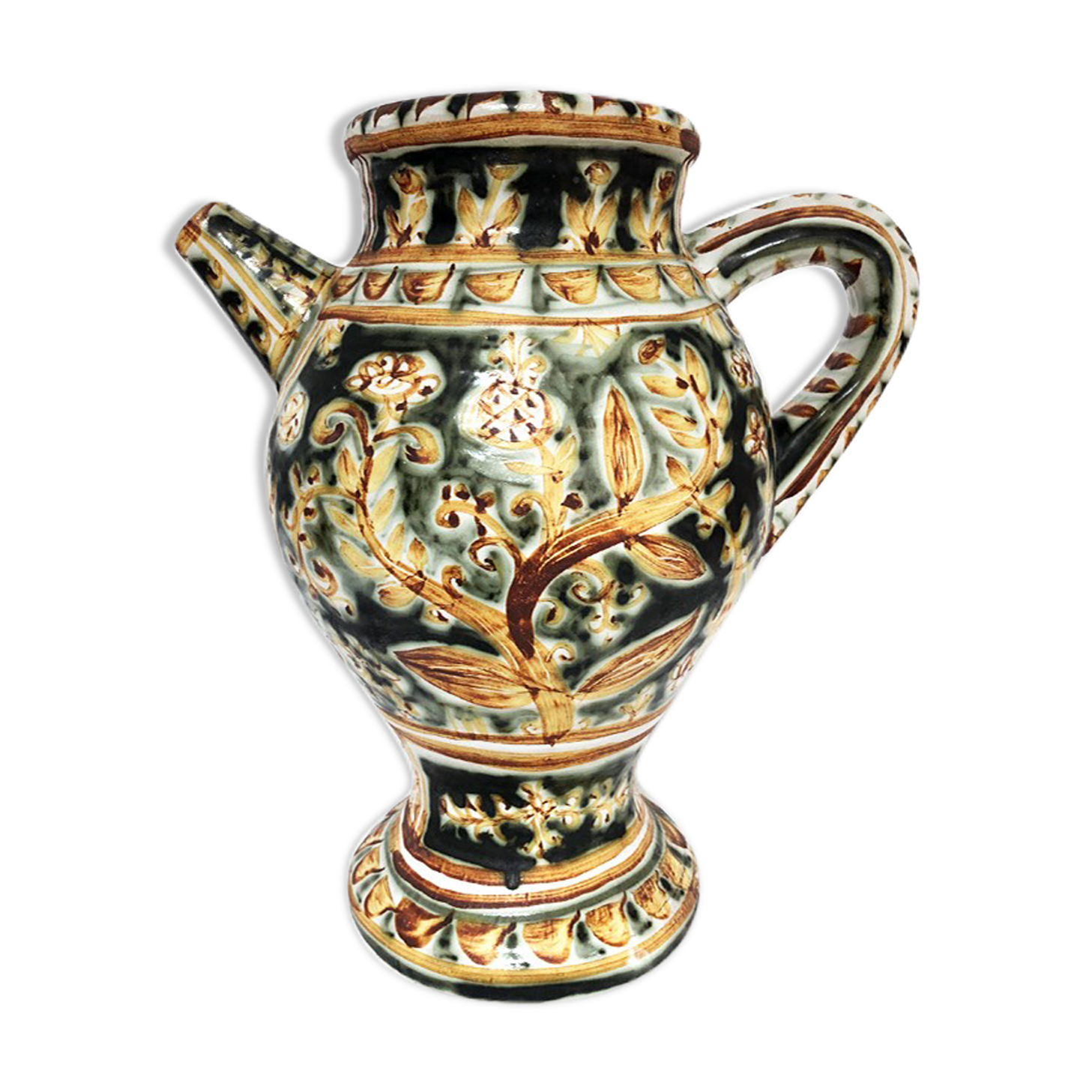 Chevrette faience Kéraluc Quimper par Yvain 1960