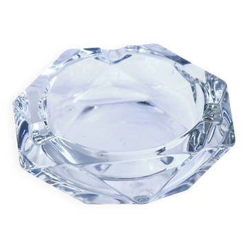 Glass ashtray Bohemia, Czechoslovakia, 1970s