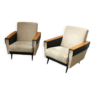 Set of 2  Yugoslavian armchairs