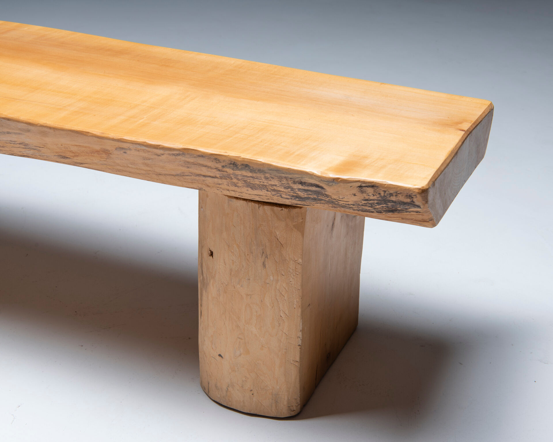 Bench in Solid Birch, Sweden, 1970's