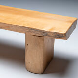 Bench in Solid Birch, Sweden, 1970's