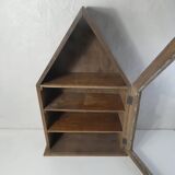 Old niche shelf with glazed statue
