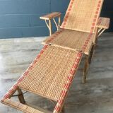Rattan lounge chair