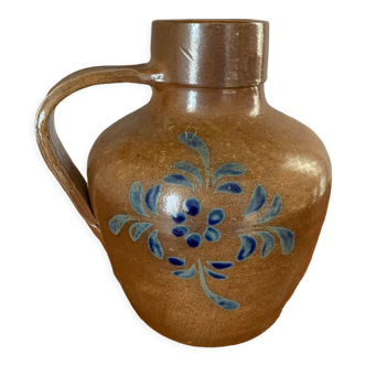 Painted sandstone jug