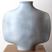 Vase de Yves Mohy en porcelaine Virebent, années 70