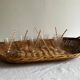 Large woven wicker tray
