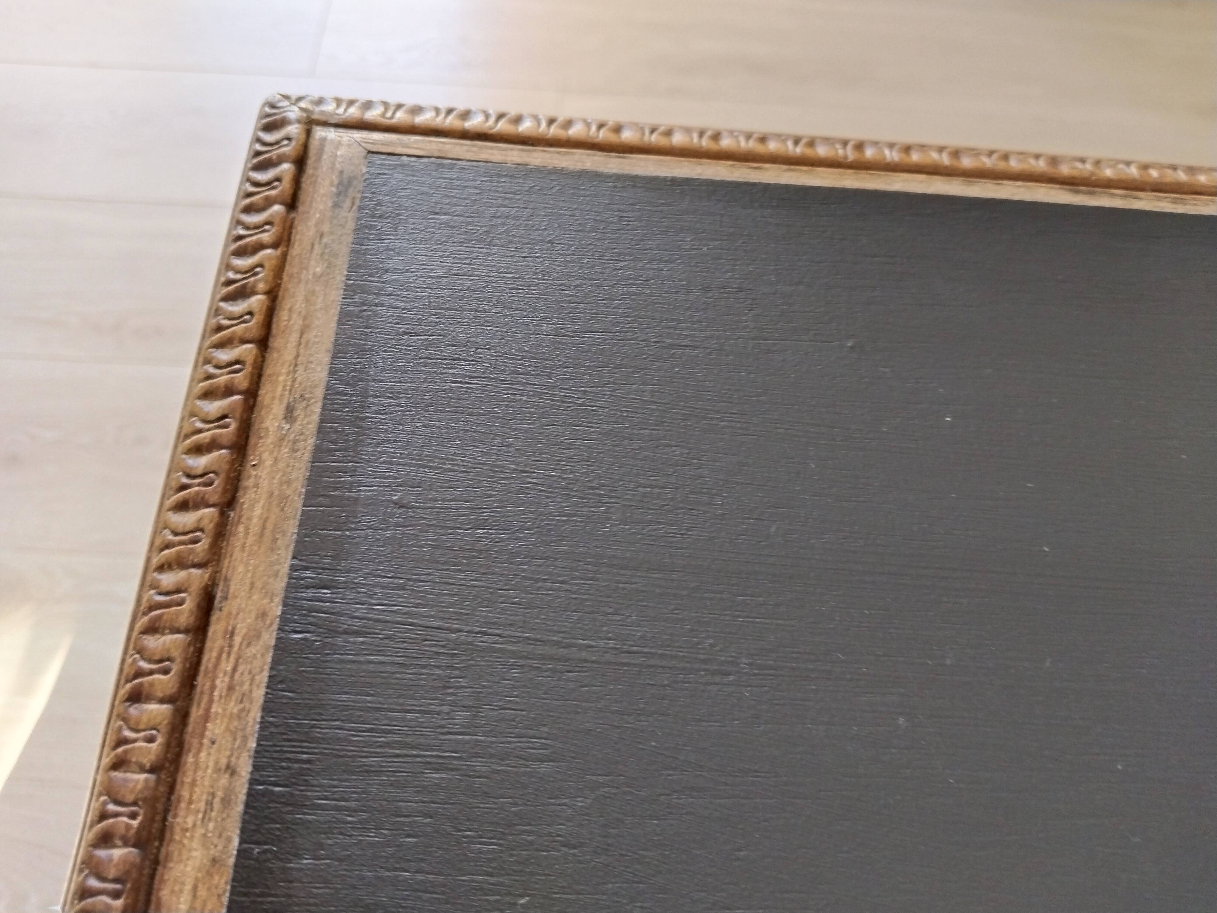 Waxed wooden table, Louis XVI style