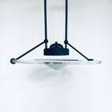 Black pendant lamp, 1980s