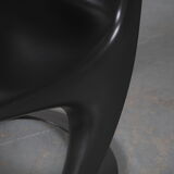 Black “Casalino” chair from the 2000s by Alexander Begge for Casala, Germany – Large Stock!