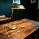 Vintage brass banker lamp / desk lamp / table lamp