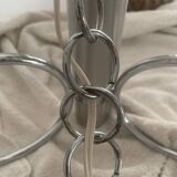 Chrome pendant light 1970 Delmas