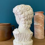 Plaster head of David bust