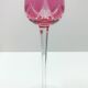 10 cut crystal wine glasses from Roemer, Cristallerie Nancy, double-stamped.