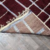 Handmade Moroccan wool Berber rug size 140 x 260 cm