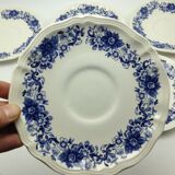 Lot of 5 plates for dessert Sarreguemines Derby