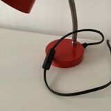 Red desk lamp