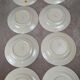 Set of 8 dessert plates Longchamp Terre de Fer model Cannes
