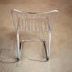 Set of 4 chrome chairs G. Rinaldi