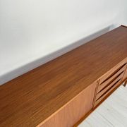 1960s Vintage Large Minimalistic Mid-Century Teak Sideboard