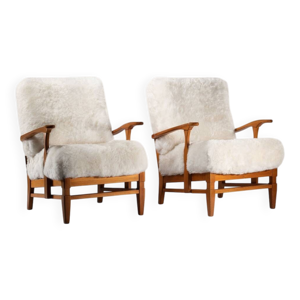 Paire de fauteuils Are