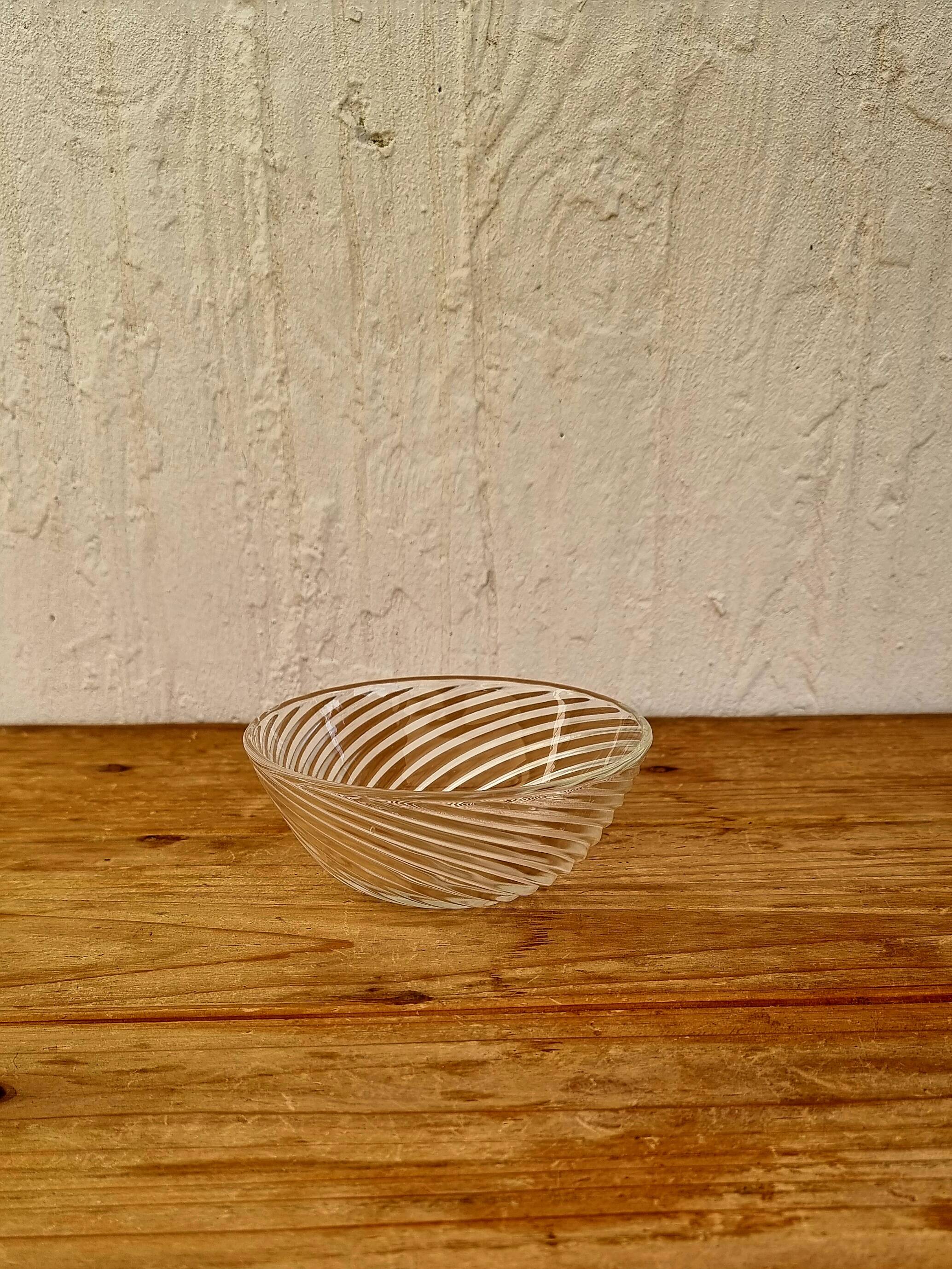 Set of 7 vintage Duralex glass bowls