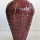 Glazed terracotta vase Art Deco signed WW