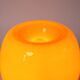 Lampe italienne opaline orange vintage