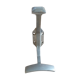 Vintage brushed aluminum hook
