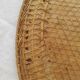 Asian Chinese hat in rattan wicker 60/70s with a diameter of 55 cm