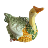 Large goose terrine cabbage shape