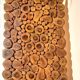 Vintage coffee table olive wood