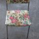 Chair with metal legs