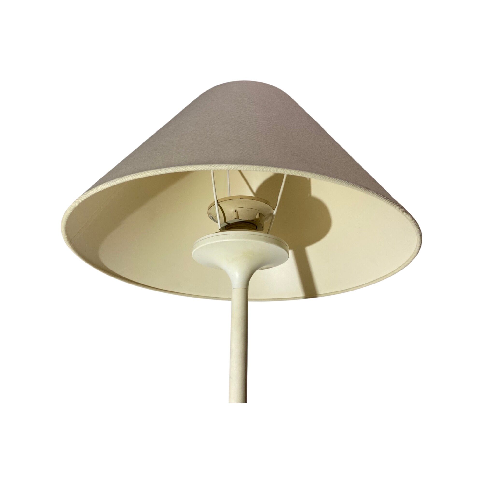 Vintage Tulip Floor Lamp Gianfranco Frattini Design, Italy | Italian Design White Colored