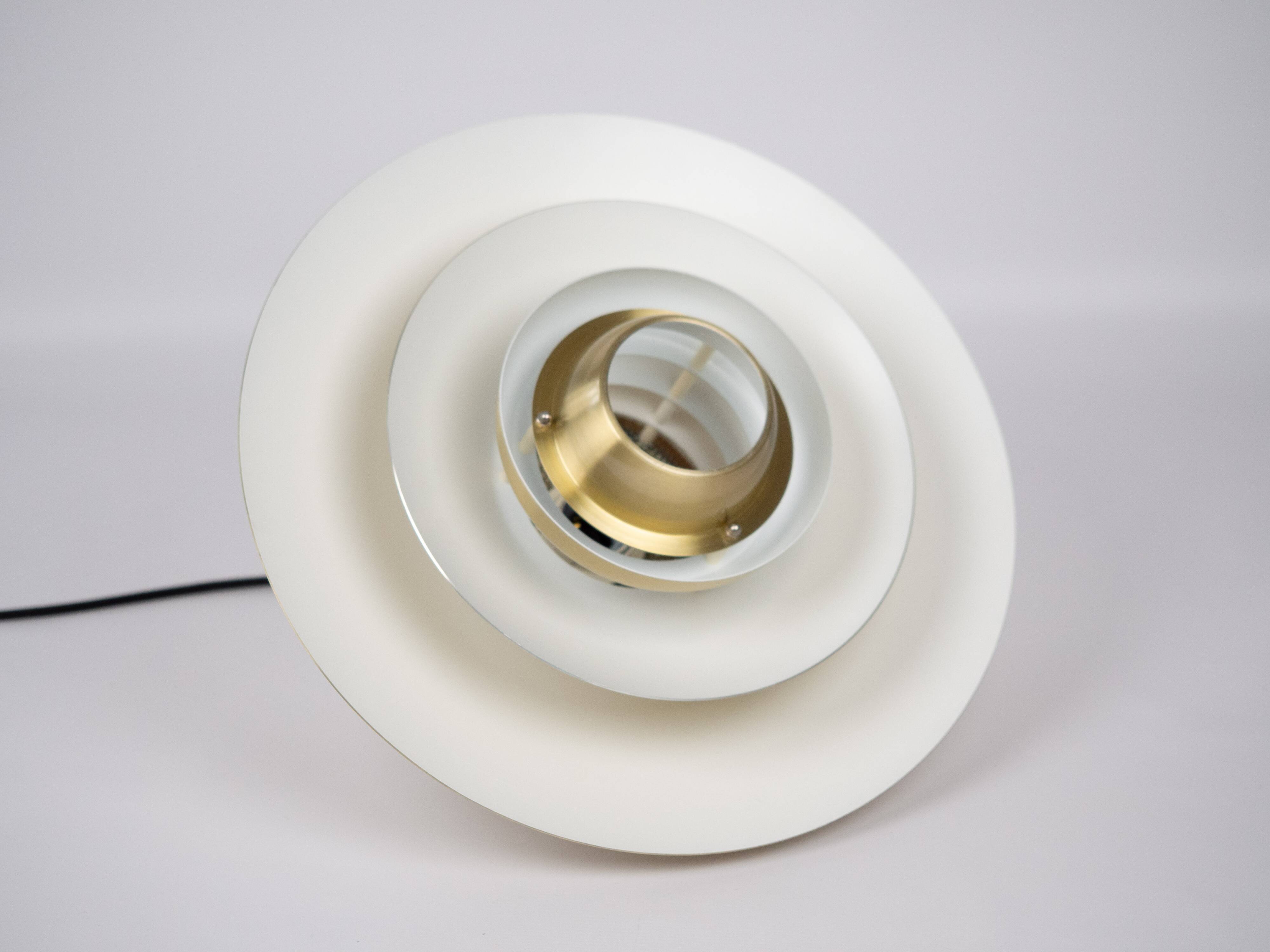 Lampe suspendue vintage danoise Lotus par Kurt Wiborg, Jeka, années 1980.