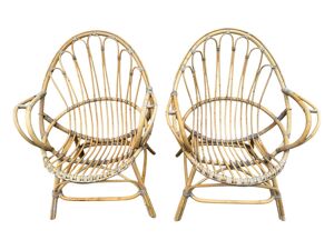 paire de fauteuil en - rotin