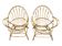 Pair of rattan armchairs from the 60s