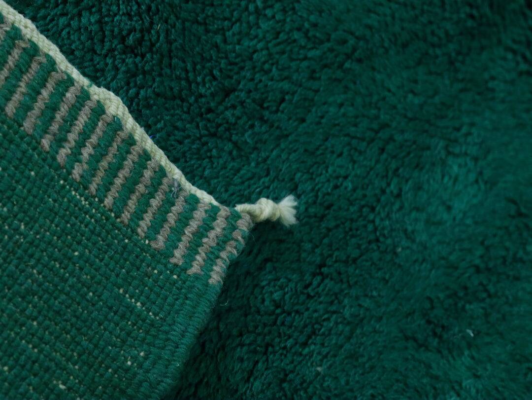 Tapis marocain vert - Tapis sur mesure 2.5/1.5cm