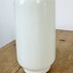 Vintage White Porcelain Ceiling Light with Milk Glass, 1970s