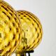 Lampe de table à 3 bras Chasse par C. Florentine, Italie, années 1950
