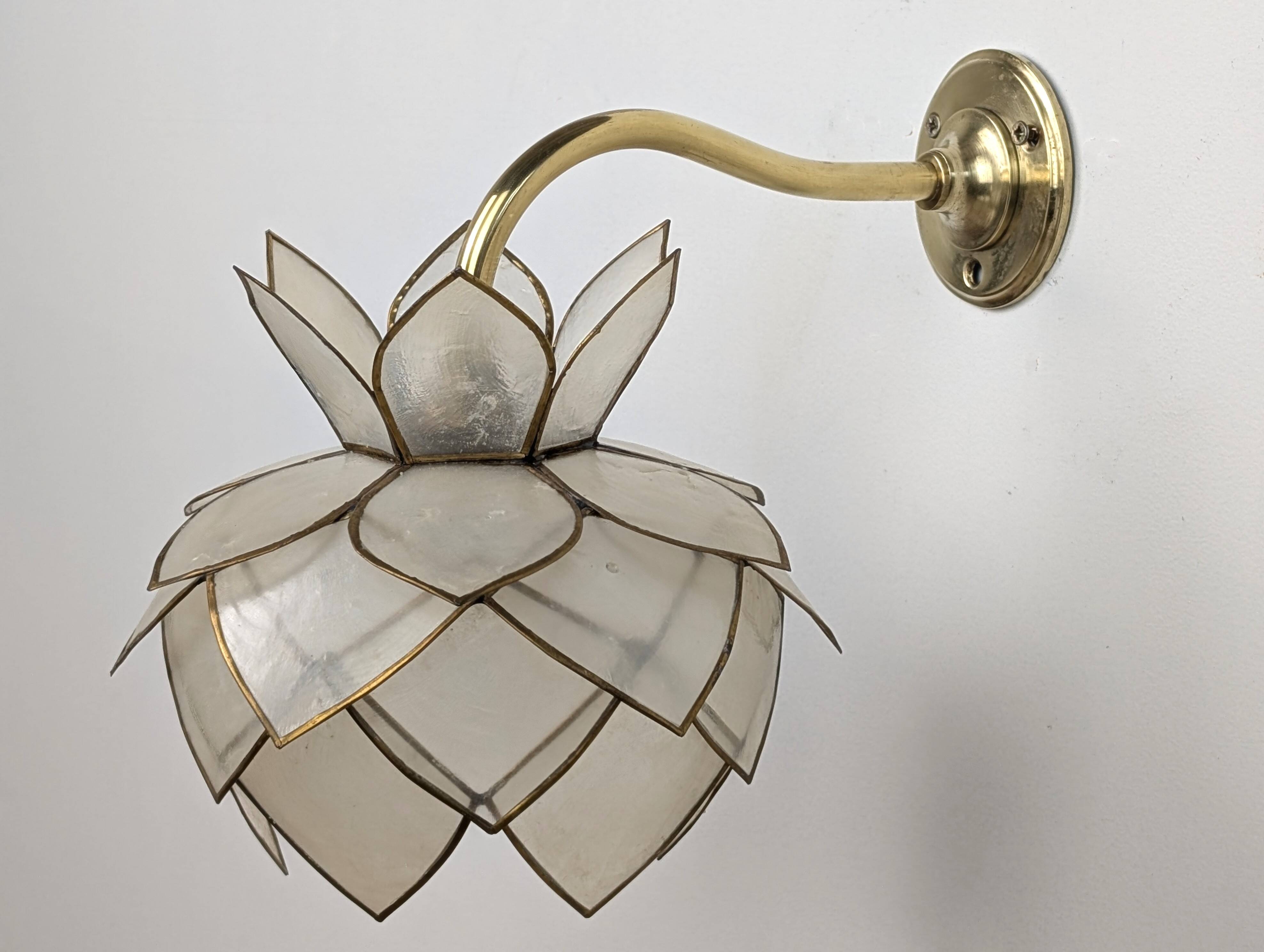 Applique fleur de lotus en nacre